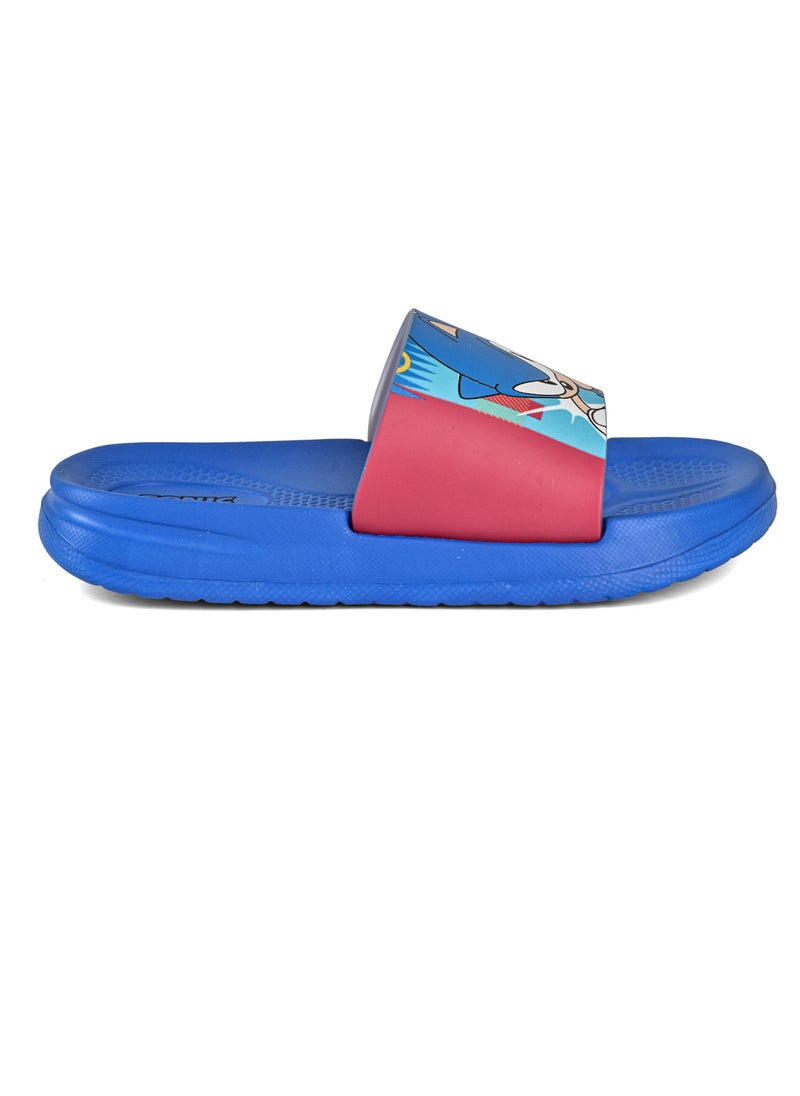 Sega Sonic the Hedgehog Patterned Non-Slip Sole Boys' Slider Suitable for Daily Use  - Image 4