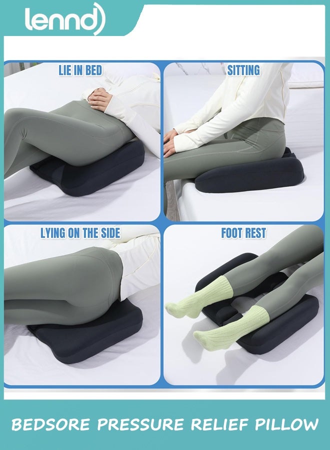 LENND Memory Foam Bed Sore Cushions for Butt,Bedsore Pressure Relief Pillow for Sleeping and Sitting,Cushion for Bed Sores on Buttocks, T Shaped Opening Tailbone Pillow, Patent Pending(Dark Grey) - Image 5