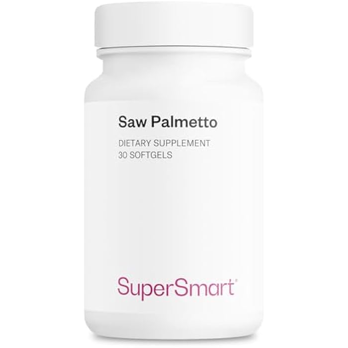 Supersmart - Saw Palmetto 320mg per Day - Herbal Supplement | Non-GMO & Gluten Free - 30 Softgels - Image 1