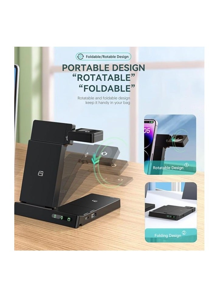 Bavin 6 in 1 Wireless Charging Station, Multi-Device Fast Stand for Samsung, iPhone 15 14 13 12 11 X XR XS Pro Max, for Apple Watch and AirPods 3 2 Pro  - Image 3