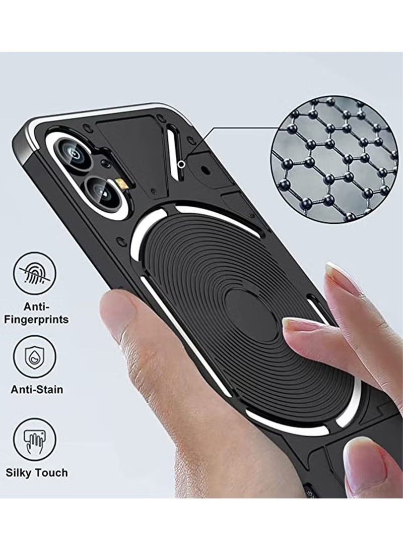 Nothing Phone 1 Case Cover Ultra-Slim PC Anti-Scratch Shockproof Protective Scratch Resistance Back Cover Accessories Protection Compatible with Nothing Phone 1 [3 in 1]  - Image 2
