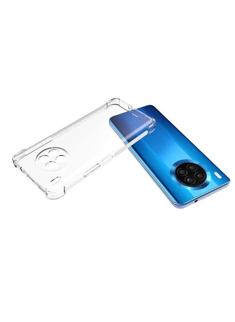 Generic - Honor 50 Lite Clear Transparent Case Soft Flexible Silicone Back Cover Shockproof Case with Reinforced Bumper Corner - Image 1