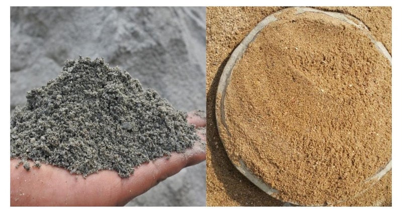 الأسمنت الرمادي والرمل الأبيض للإصلاح وأفكار DIY - Image 1