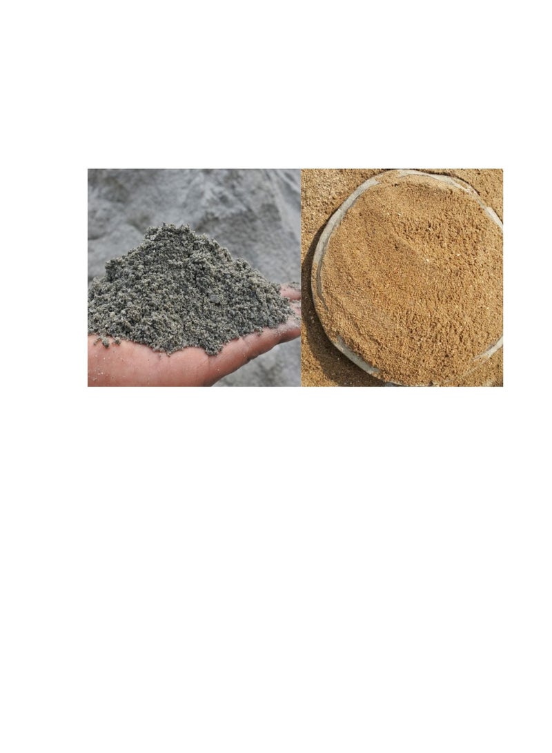 الأسمنت الرمادي والرمل الأبيض للإصلاح وأفكار DIY  - Image 2