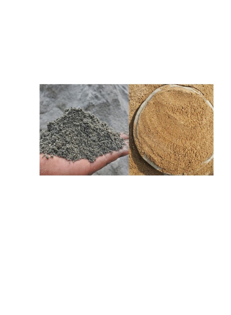 الأسمنت الرمادي والرمل الأبيض للإصلاح وأفكار DIY  - Image 1
