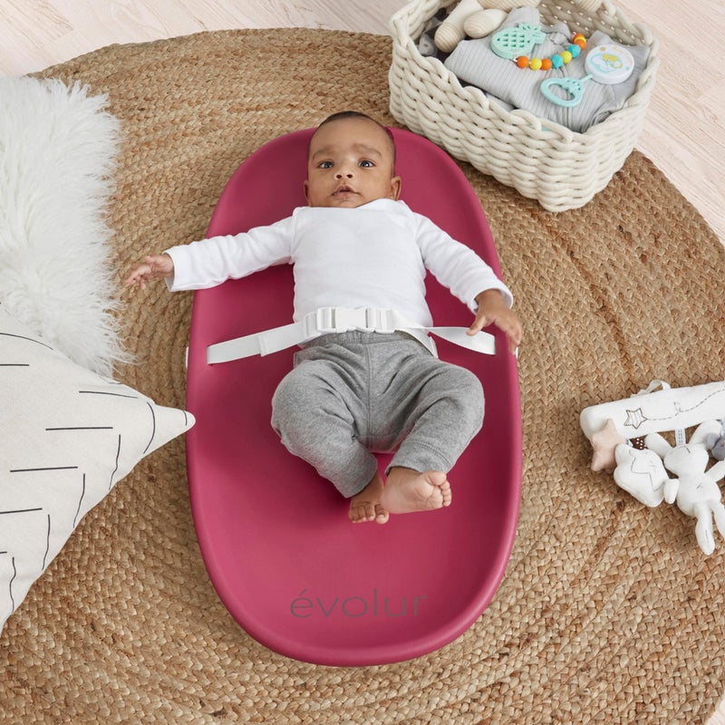 Evolur Ã©volur Eva Baby Changing Pad, Soft, Lightweight and Portable Changing Pad, Fits All Changing Table, Waterproof Firm Padding - Fuschia Pink - Image 2
