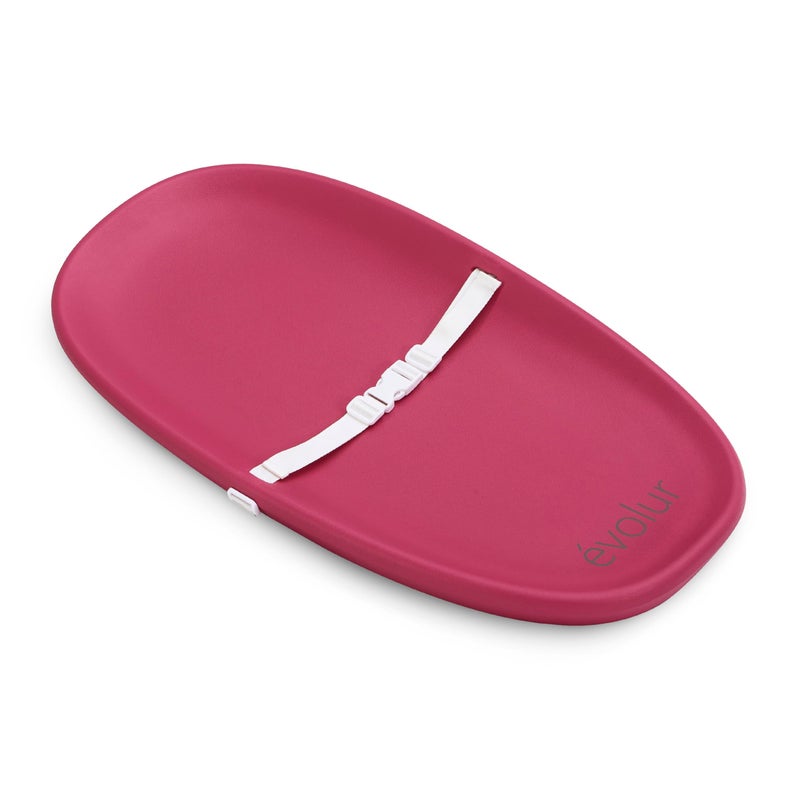 Evolur Ã©volur Eva Baby Changing Pad, Soft, Lightweight and Portable Changing Pad, Fits All Changing Table, Waterproof Firm Padding - Fuschia Pink - Image 1