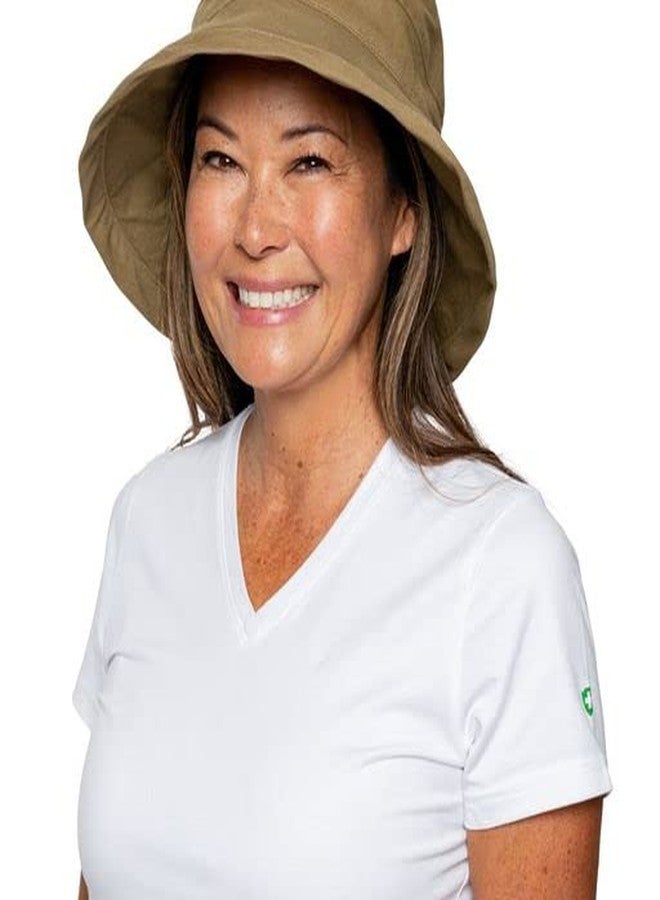 Insect Shield Women's Sun Hat, Bark, One Size Adjustable - Image 2