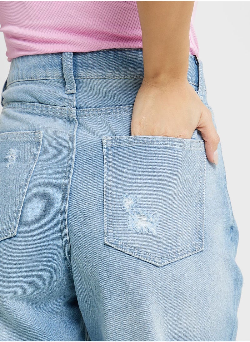 Ginger - High Waist Mom Jeans - Image 1