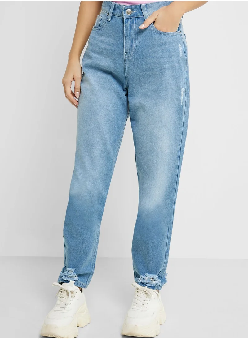 Ginger High Waist Mom Jeans