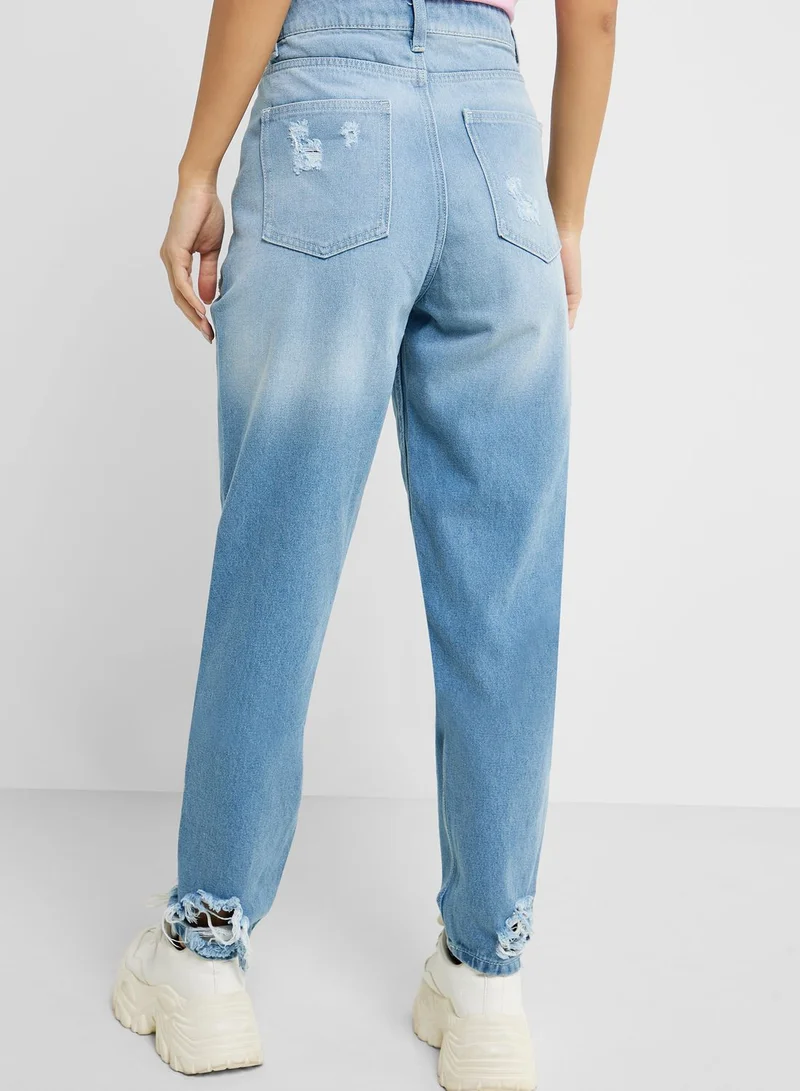 Ginger High Waist Mom Jeans