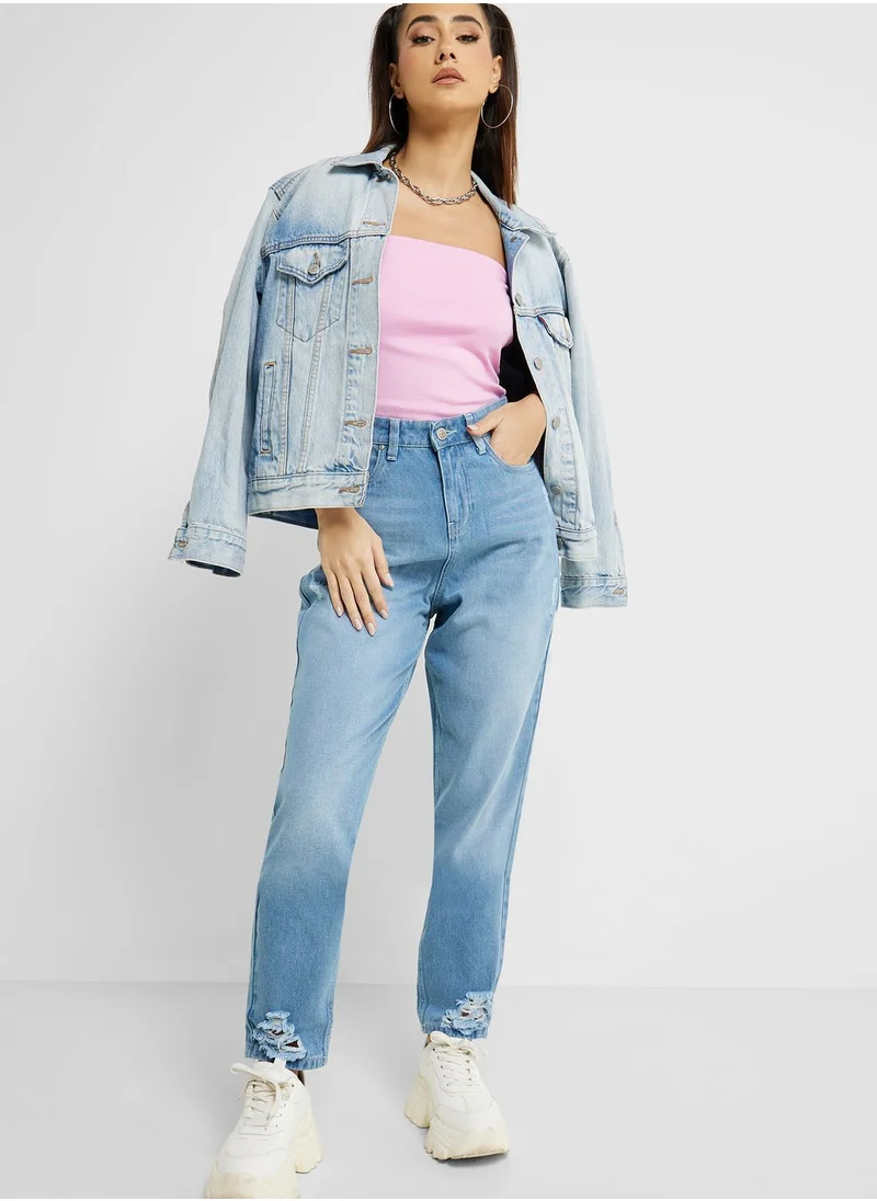 Ginger High Waist Mom Jeans