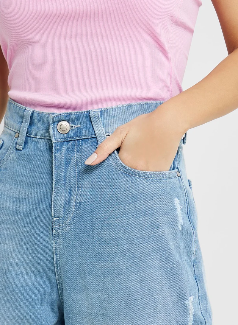 Ginger High Waist Mom Jeans