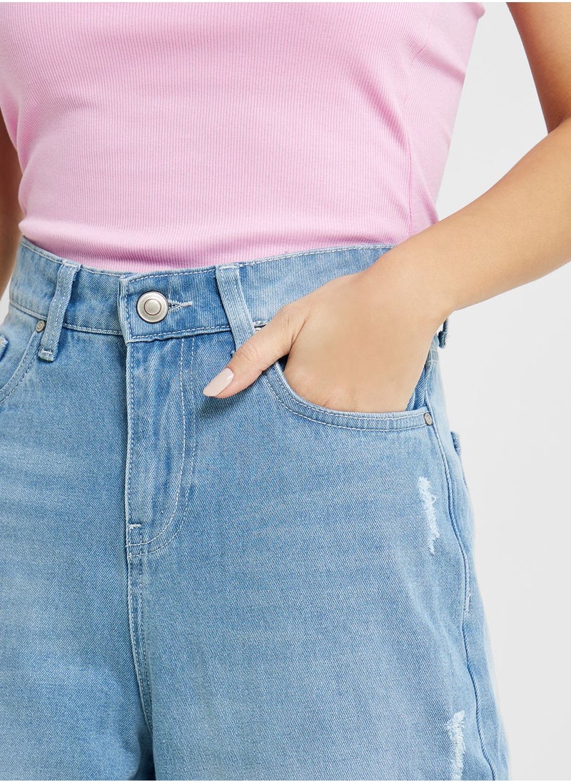 Ginger - High Waist Mom Jeans - Image 1