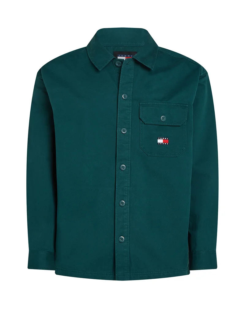 TOMMY JEANS Logo Print Regular Fit Shirt
