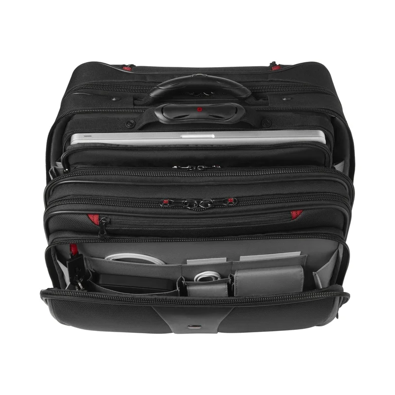 فيجنر 2-Piece Patriot Rolling Business Trolley Bag Set Black