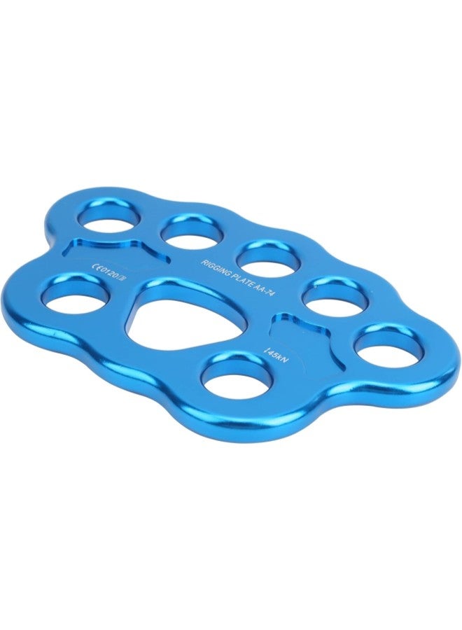 klarako 45KN 8?Hole Rigging Plate Multi Anchor Split Divide Connector for Rock Climbing Outdoor Activities AluminumMagnesium Alloy - Image 1