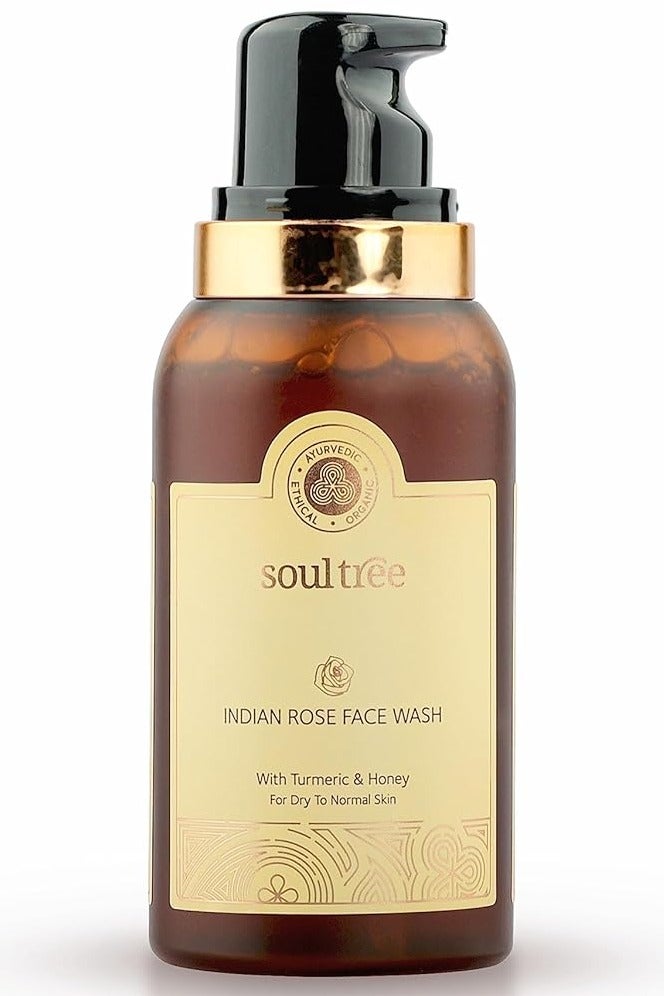 سول تري غسول الوجه بالورد الهندي الأيورفيدا من سول تري مع عسل الكركم للبشرة الجافة إلى العادية ويعالج ويمنع العيوب 120 مل - Image 1