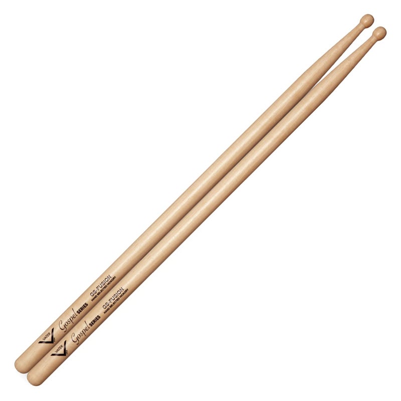 Vater Gospel Fusion Hickory Wood Tip Drum Sticks, Natural, Pair - Image 1