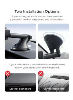 iOttie iOttie Easy One Touch 6 Universal Car Mount Dashboard & Windshield Suction Cup Phone Holder for iPhone Samsung, Google, All Smartphones  - Image 2