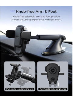 iOttie iOttie Easy One Touch 6 Universal Car Mount Dashboard & Windshield Suction Cup Phone Holder for iPhone Samsung, Google, All Smartphones  - Image 5