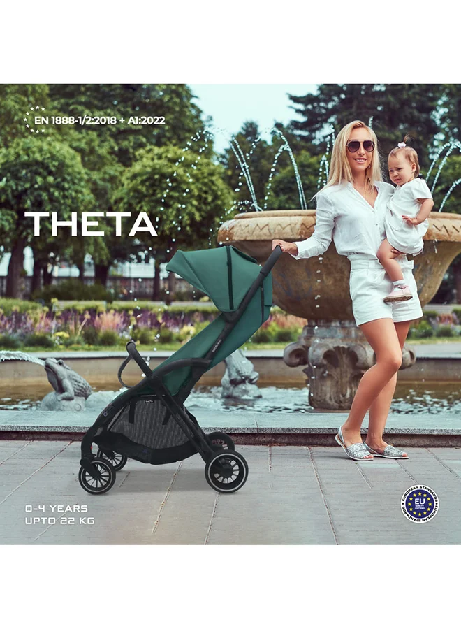 neobreez THETA Auto Fold Compact Lightweight Travel Toddler Baby Stroller,  Self-Stand Baby Trolley,  Pushchair,  Waterproof UPF 50+ Canopy, 0-4yrs,  22kg,  3yrs Warranty