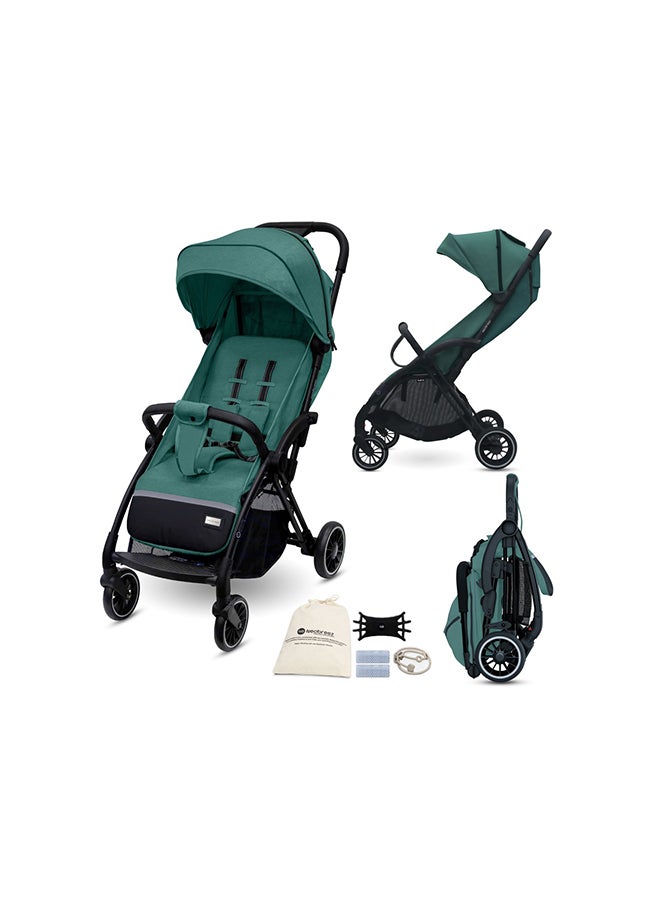 neobreez THETA Auto Fold Compact Lightweight Travel Toddler Baby Stroller,  Self-Stand Baby Trolley,  Pushchair,  Waterproof UPF 50+ Canopy, 0-4yrs,  22kg,  3yrs Warranty - Image 1