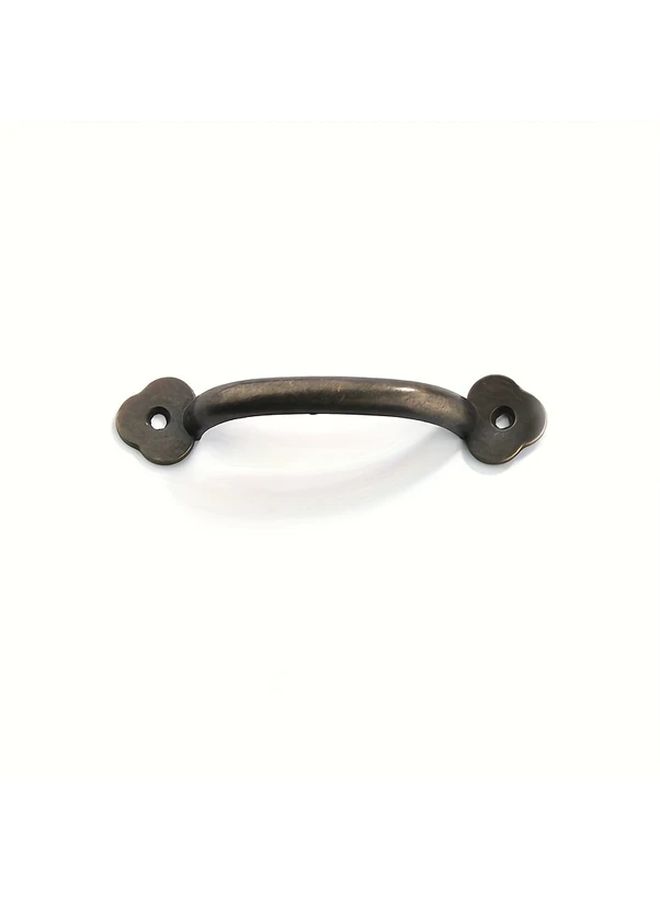 Black Vintage Zinc Alloy Metal Cabinet Pull Handles 4pcs for Kitchen Shed Doors Hardware - Image 5