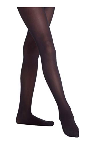 Danskin Girls 2-6x Student Footed Tight,Black,I (6x/7) - Image 4