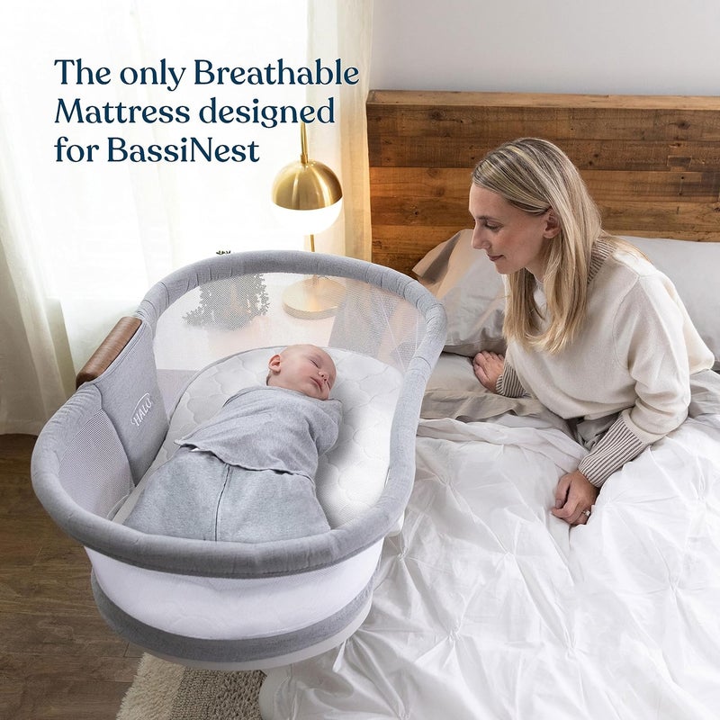 HALO DreamWeave Breathable Mesh BassiNest Pad  100 Washable Cover and Core  Hypoallergenic NonToxic Materials - Image 3
