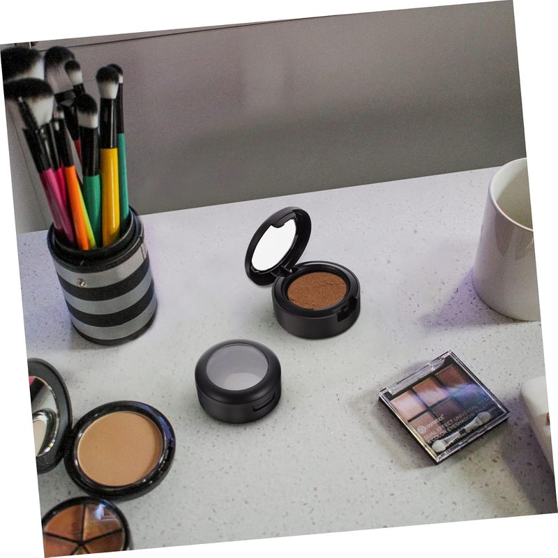 Ipetboom 40 Pcs Empty Eye Shadow Box Glitter Eye Shadow Well Empty Makeup Travel Case Eyeshadows Tin Makeup Bag Empty Eye Shadow Container Organizer Makeup Eyeshadow Container Lip Abs Black - Image 2