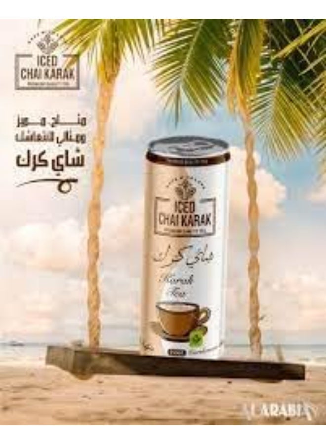 شاي كرك مثلج بنكهة الماسالا – مشروب شاي بالحليب منعش بالتوابل | مذاق الشاي الهندي الأصيل | علب 250 مل، عبوة 3 - Image 2