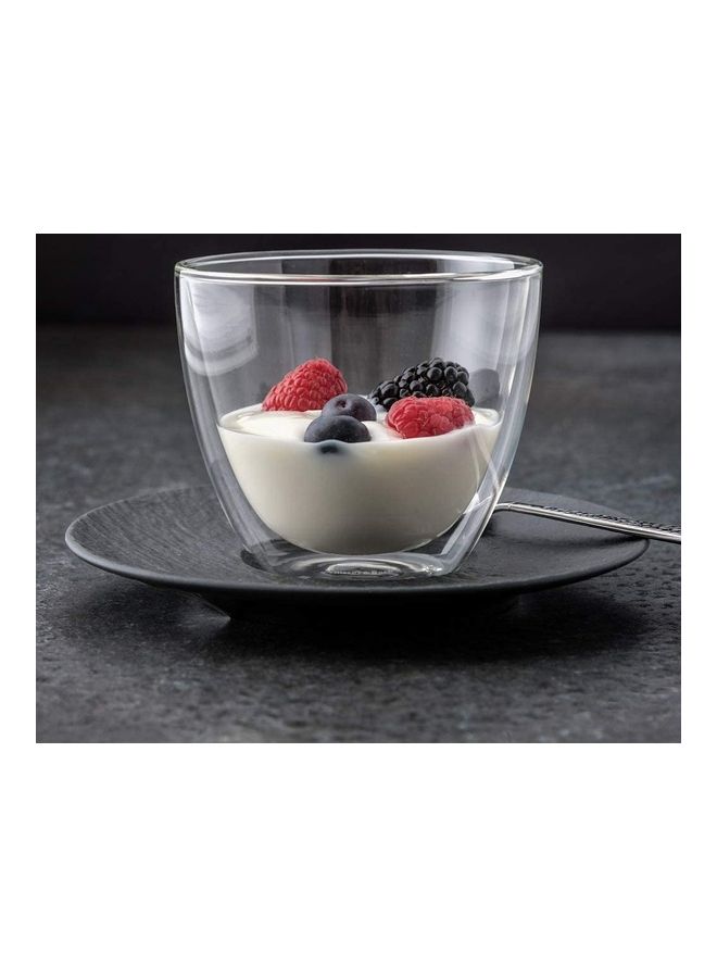 شو وو مجات قهوة زجاجية بجدار مزدوج متعدد الألوان - Image 2