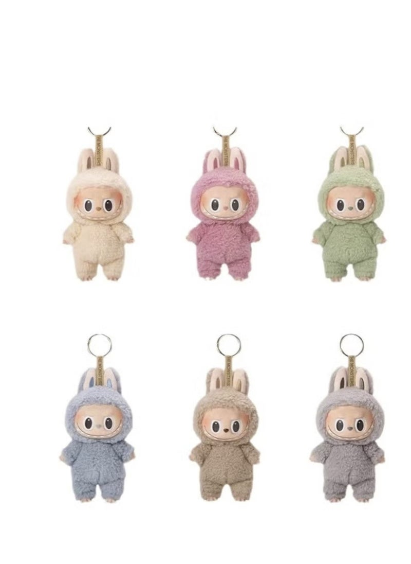 LABUBU Labubu Vinyl Face Doll Pendant Plush Toy Random Color (1Pc)  - Image 1