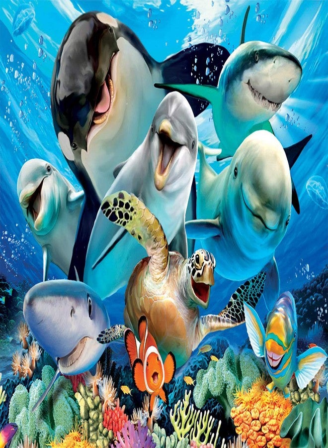 Educa - 500 piece puzzle for adults | Selfies, Underwater. Includes Fix Puzzle glue. From 11 years old (17647) - Image 2