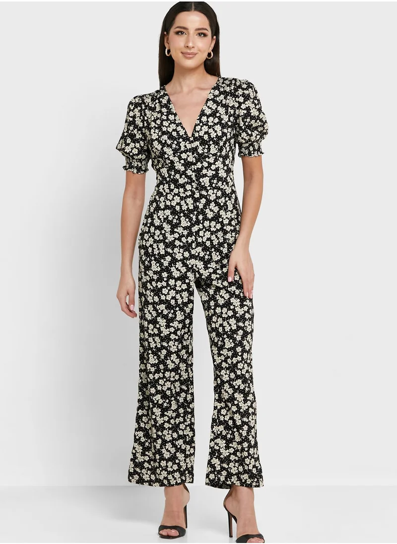 DOROTHY PERKINS Pocket Detail Floral Print Jumpsuit