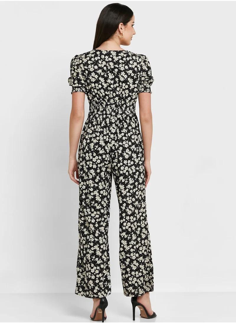 DOROTHY PERKINS Pocket Detail Floral Print Jumpsuit