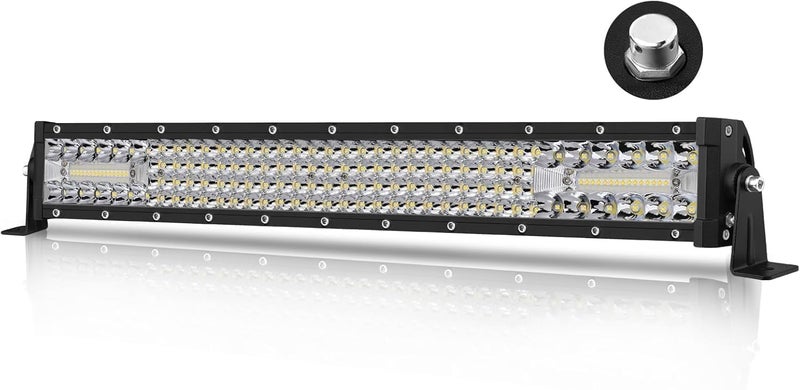 AKD Part 20 Inch LED Light Bar, 150W Spot Flood Combo Off Road Driving Lights - Image 1