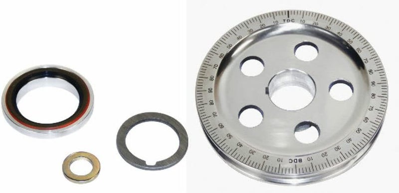 Empi Power Pulley Kit with Sand Seal, Laser Etched, 5-3/4" Diameter for Dune Buggy