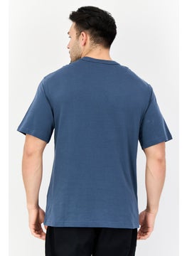 Reebok Men Sportswear Fit Short Sleeves Outdoor T-Shirt, Ash Blue  - Image 3