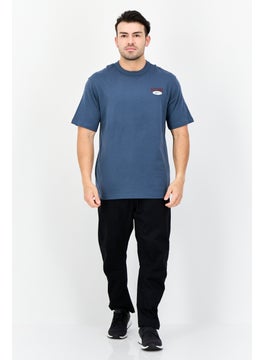 Reebok Men Sportswear Fit Short Sleeves Outdoor T-Shirt, Ash Blue  - Image 4