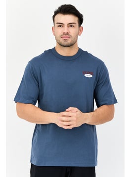 Reebok Men Sportswear Fit Short Sleeves Outdoor T-Shirt, Ash Blue  - Image 1