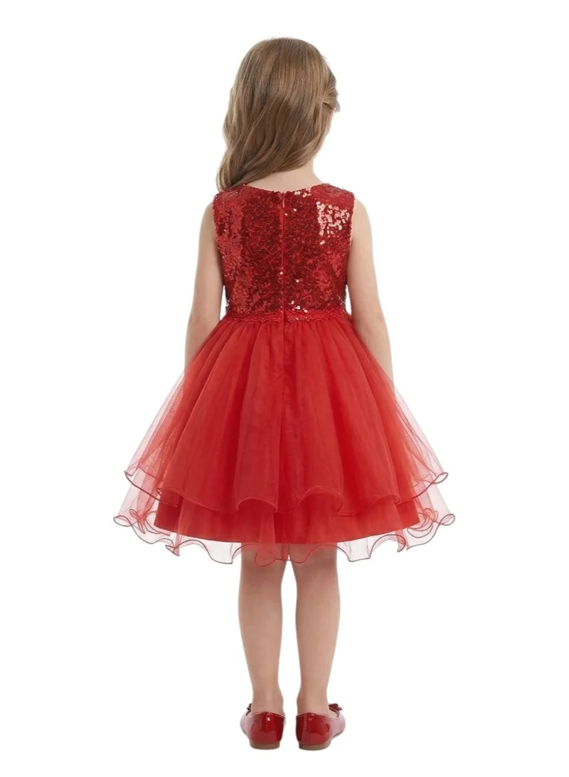 D'Daniela Sequin Tulle Dress