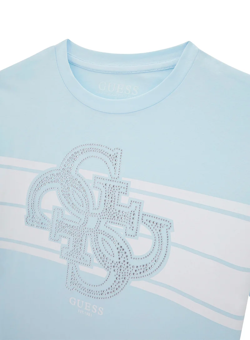 GUESS Kids Graphic Crew Neck T-Shirt
