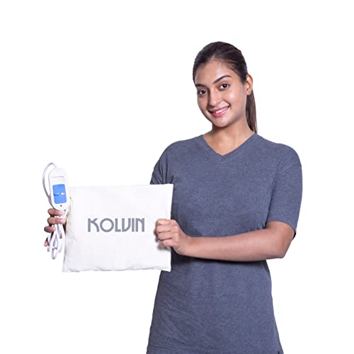 KOLVIN Orthopaedic Heating Belt Premium | Electric Heat Pad for Pain Relief | Back Pain, Shoulder Pain, Knee Pain, Joint Pain & Muscle Discomfort | Adjustable & Comfortable for Daily Us (Regular) - Image 1
