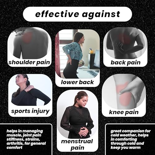 KOLVIN Orthopaedic Heating Belt Premium | Electric Heat Pad for Pain Relief | Back Pain, Shoulder Pain, Knee Pain, Joint Pain & Muscle Discomfort | Adjustable & Comfortable for Daily Us (Regular) - Image 4