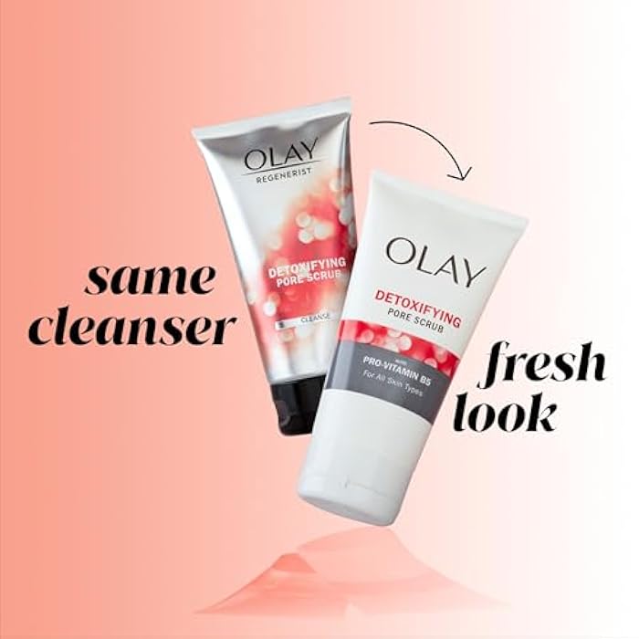 Olay Facial Cleanser by Olay Regenerist, Detoxifying Pore Scrub & Exfoliator, 5 Oz (Pack of 3) - Image 3