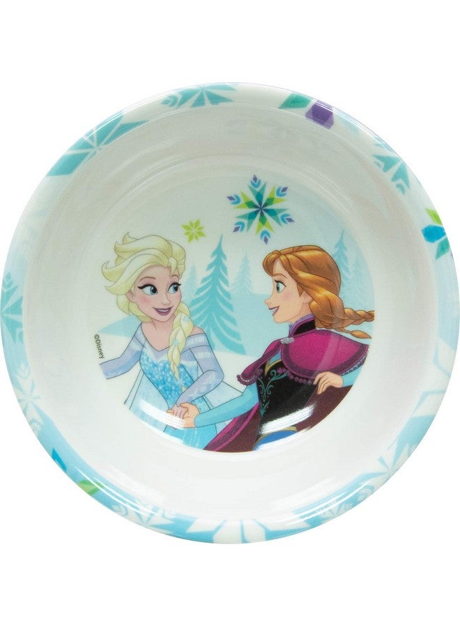 Zak Designs طقم أدوات مائدة للأطفال من زاك ديزاينز مستوحى من ديزني فروزن 5 قطع يشمل طبق، وعاء، كوب وأدوات مائدة، خالي من BPA مصنوع من مواد متينة ومثالي للأطفال - Image 3