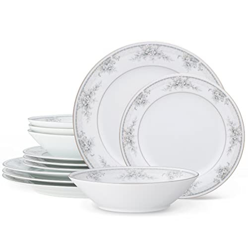Noritake Sweet Leilani 12-Piece Dinnerware Set, Service for 4 - Image 1
