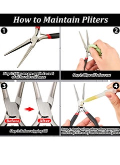 Y&D 10 Pieces Metal DIY Model Tool Sets, Tab Edge Cylinder Cone Shape Bending Assist Tools, Nozzle Pliers Flat Nose Needle for 3D Jigsaw Puzzles Assembly  - Image 5